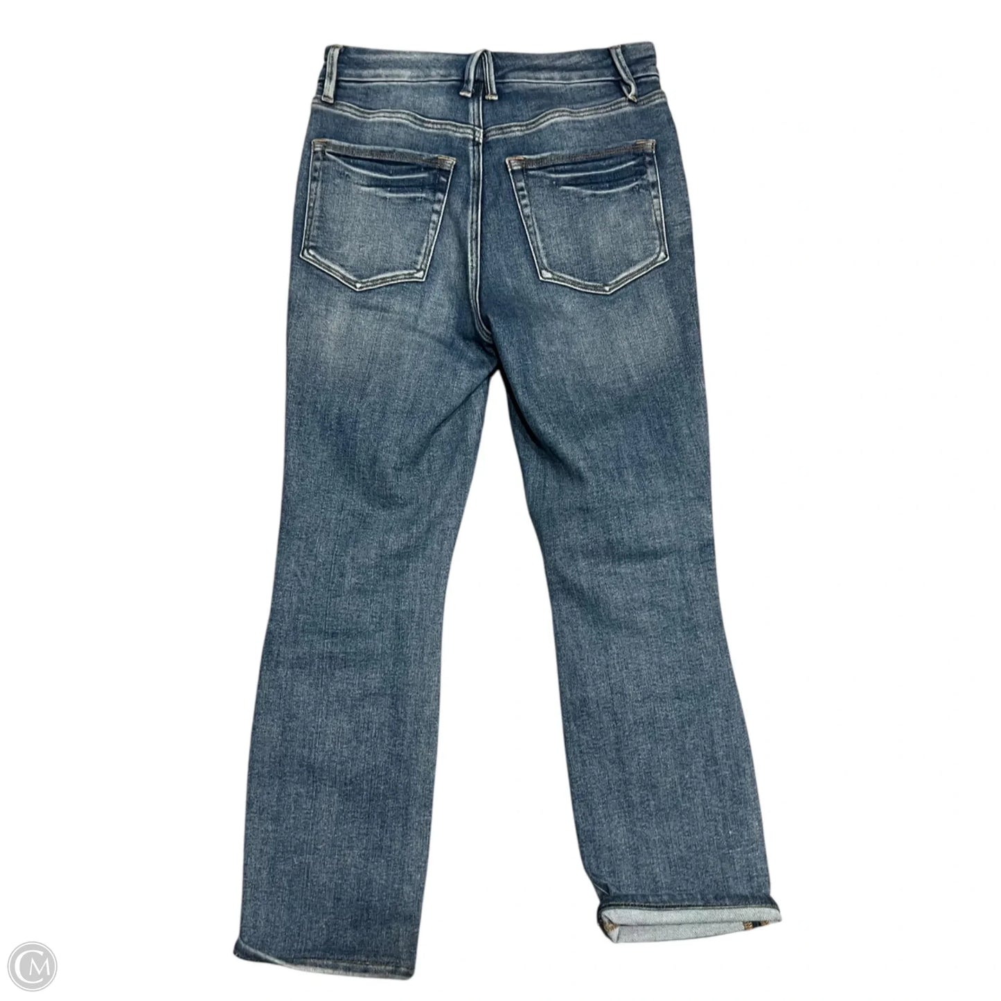 Jeans Skinny By Good American In Blue Denim, Size: 4