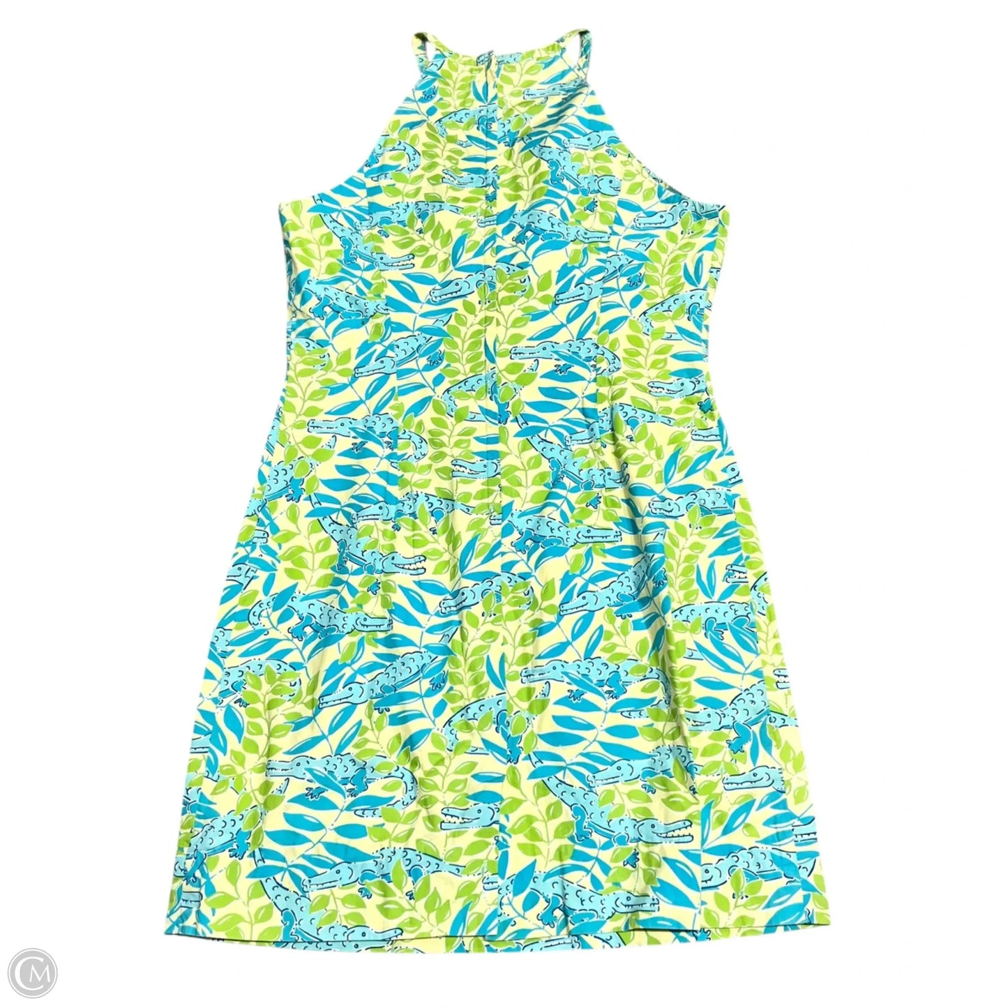 Dress Designer By Lilly Pulitzer In Blue & Green, Size: S