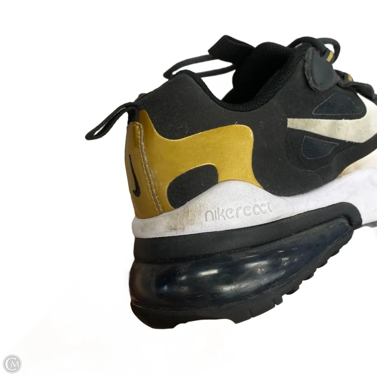 Shoes Athletic By Nike In Black & Gold, Size: 8.5