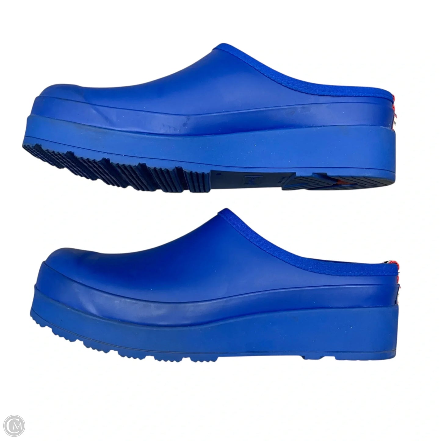 Shoes Heels Wedge By Hunter In Blue, Size: 10