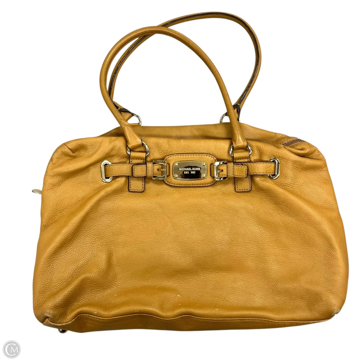 Handbag Leather By Michael By Michael Kors, Size: Large