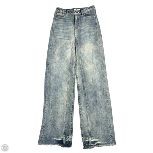 Jeans Wide Leg By We The Free In Blue Denim, Size: 4