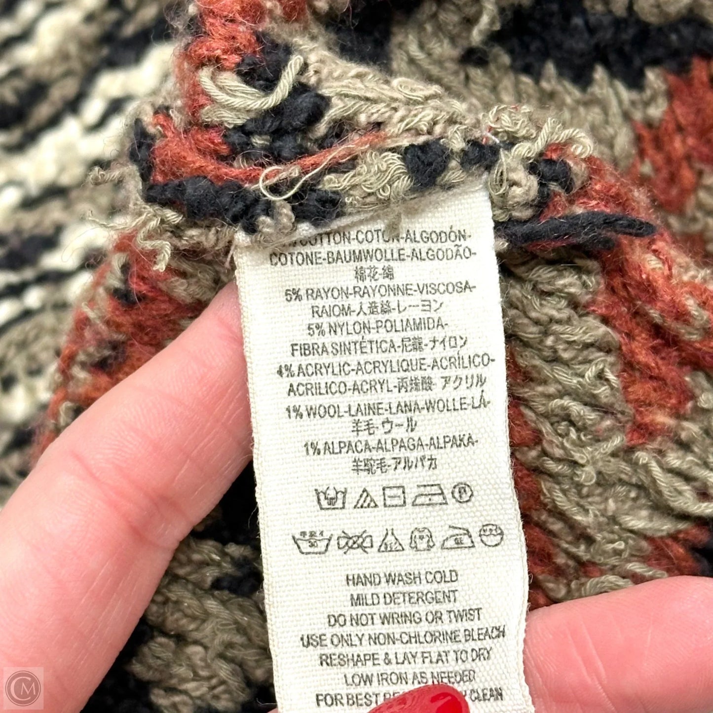 Sweater Cardigan By Free People In Multi-colored, Size: S