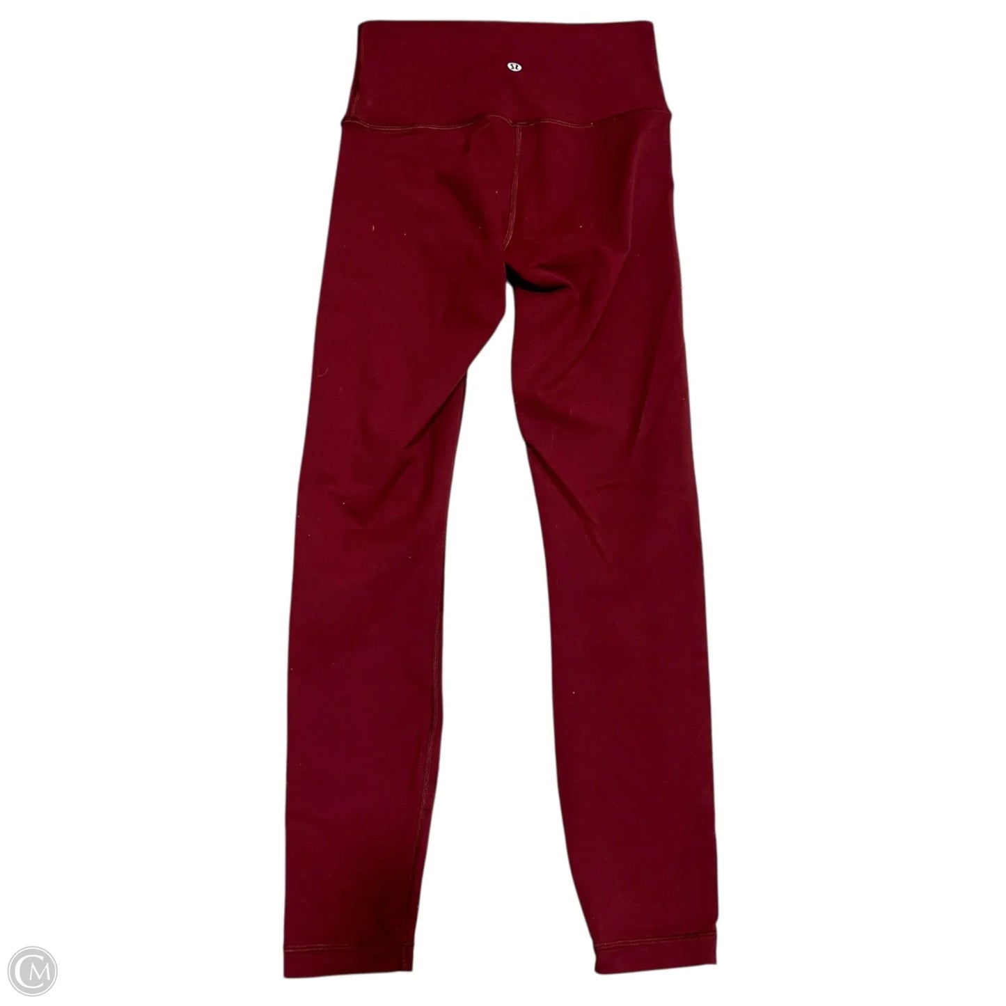 Athletic Leggings By Lululemon In Maroon, Size: 4