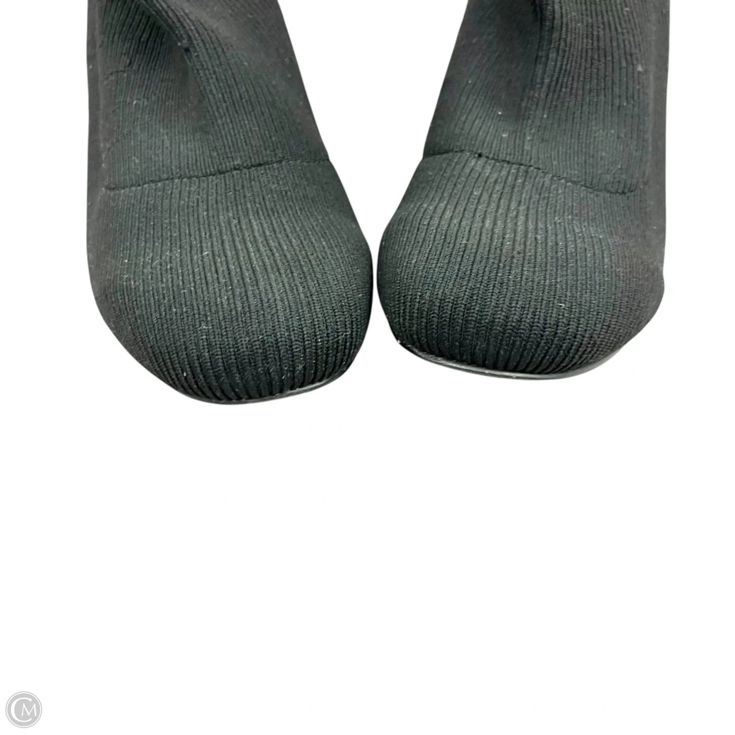 Boots Ankle Heels By Urban Outfitters In Black & White, Size: 7