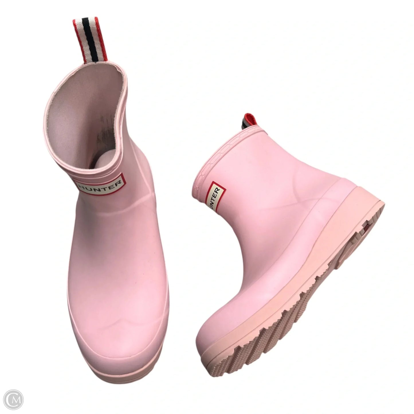 Boots Rain By Hunter In Pink, Size: 6