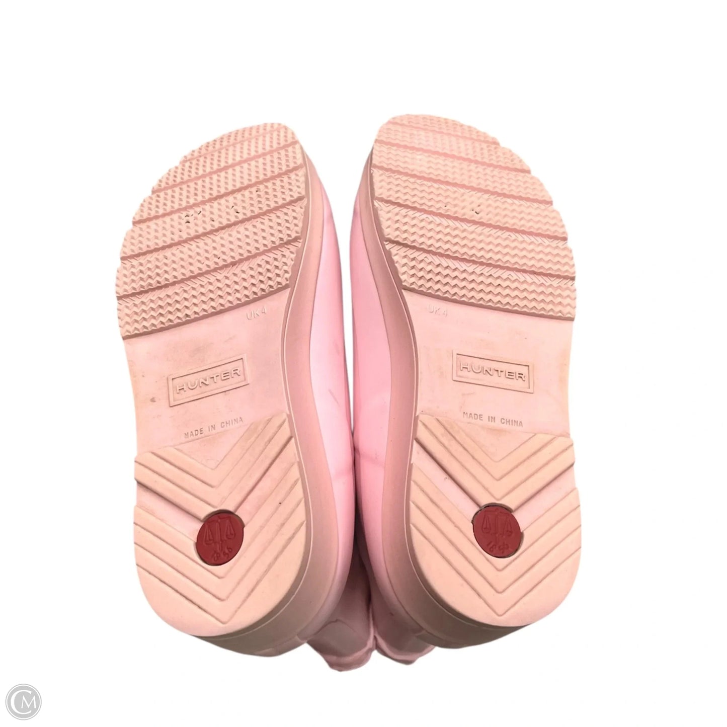 Boots Rain By Hunter In Pink, Size: 6