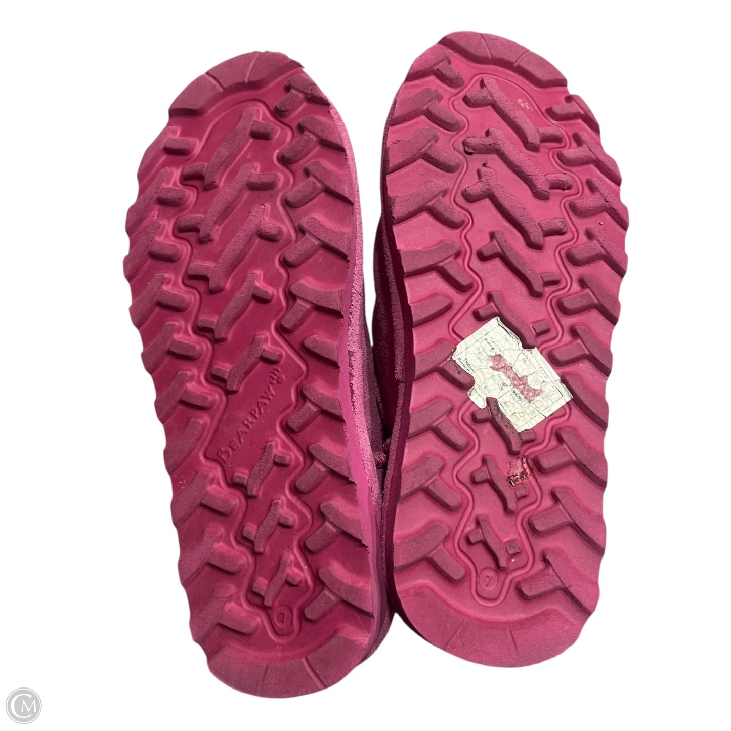 Boots Mid-calf Flats By Bearpaw In Pink, Size: 7