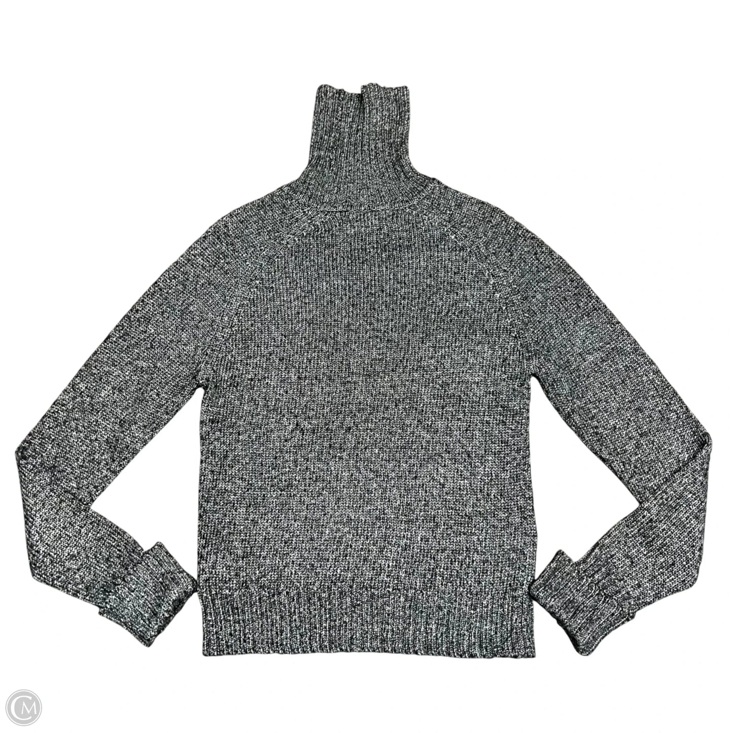 Sweater By Anthropologie In Grey & Silver, Size: S