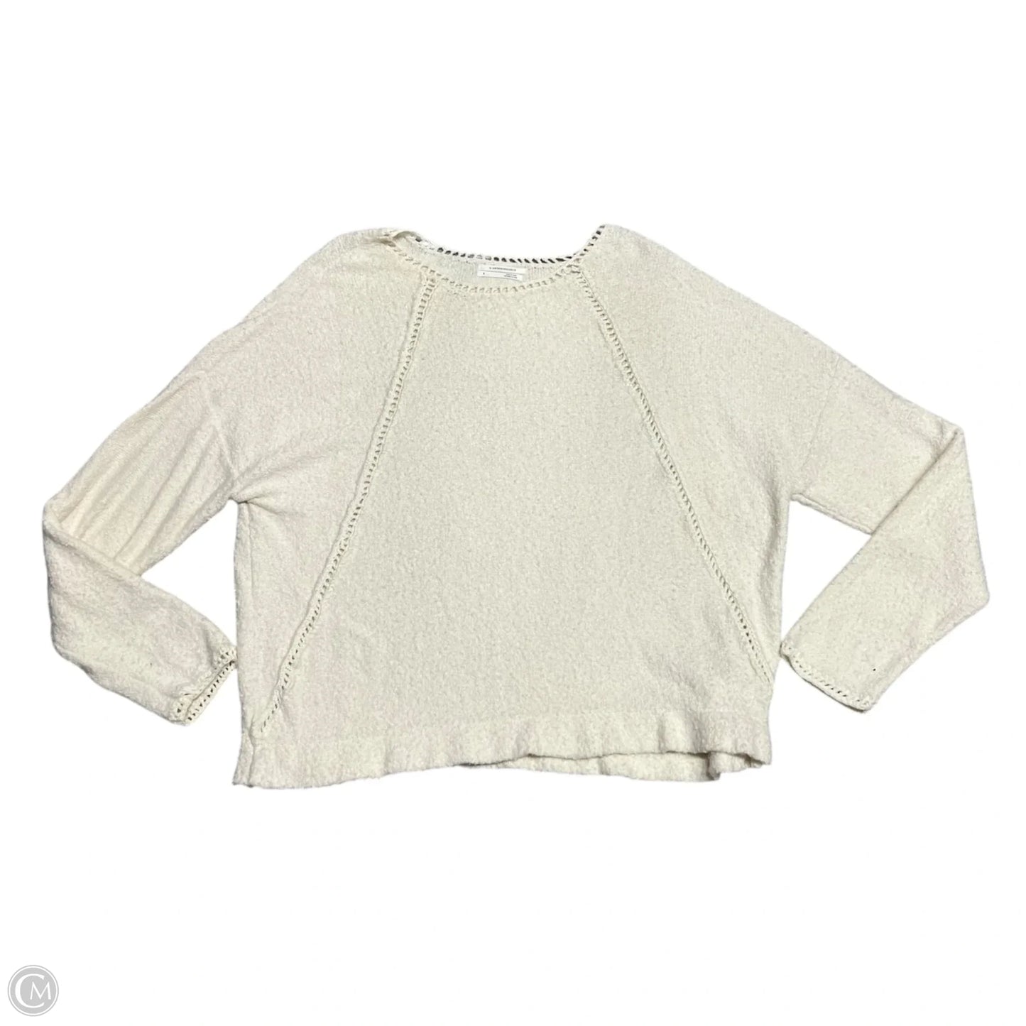 Sweater By Anthropologie In Cream, Size: S