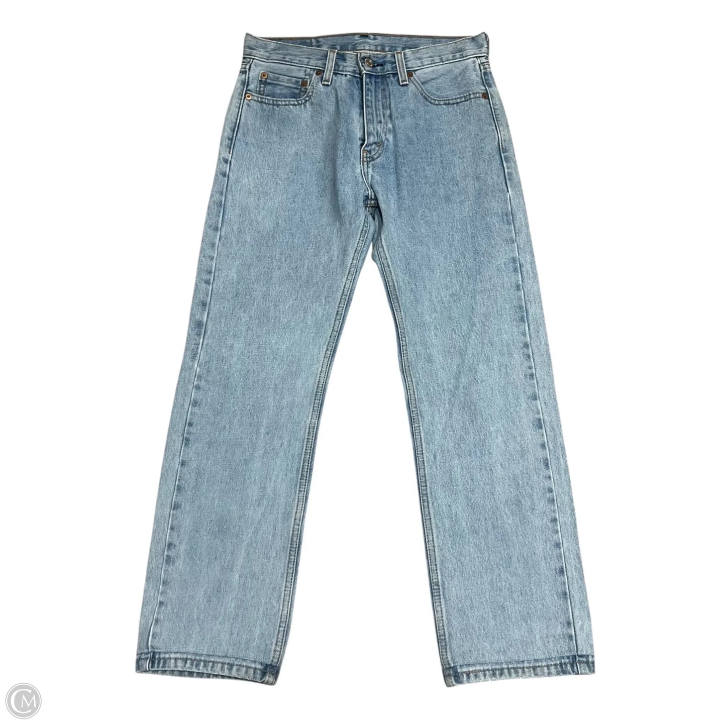 Jeans Boot Cut By Levis In Blue Denim, Size: 10