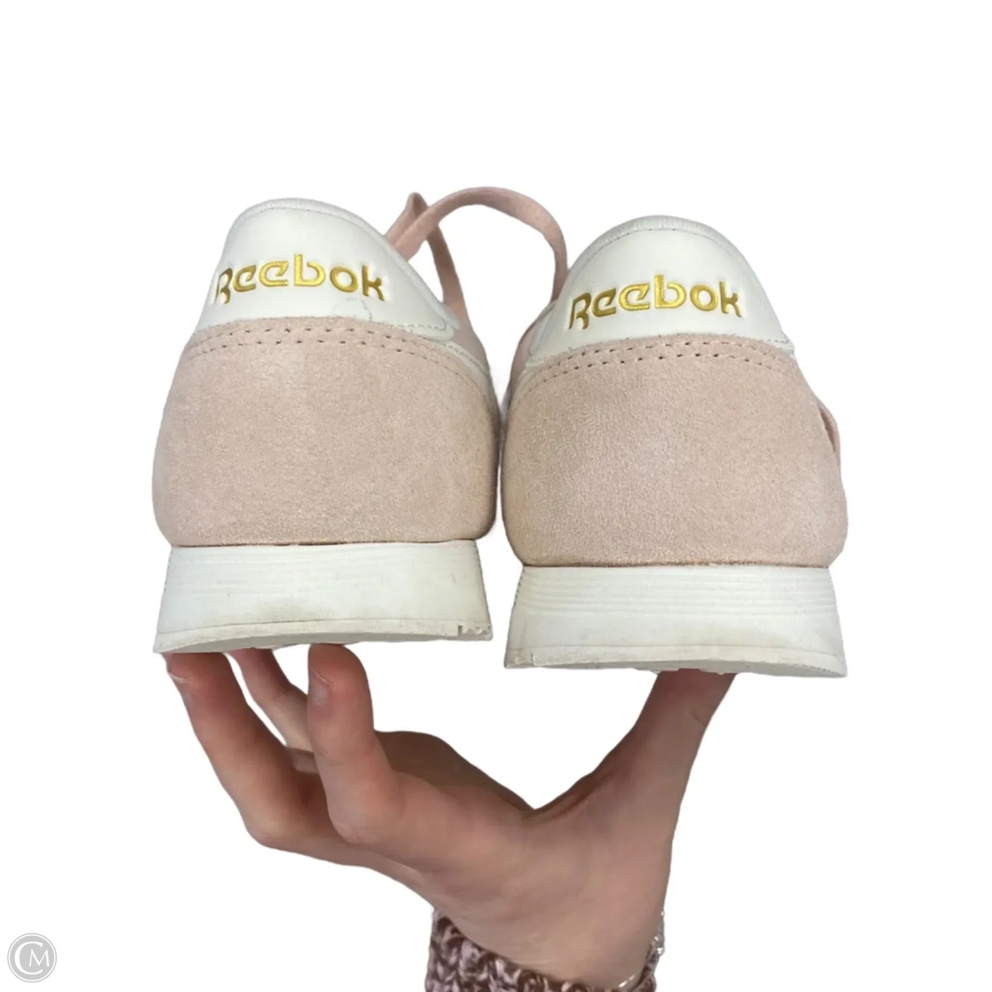 Shoes Athletic By Reebok In Pink & White, Size: 6.5