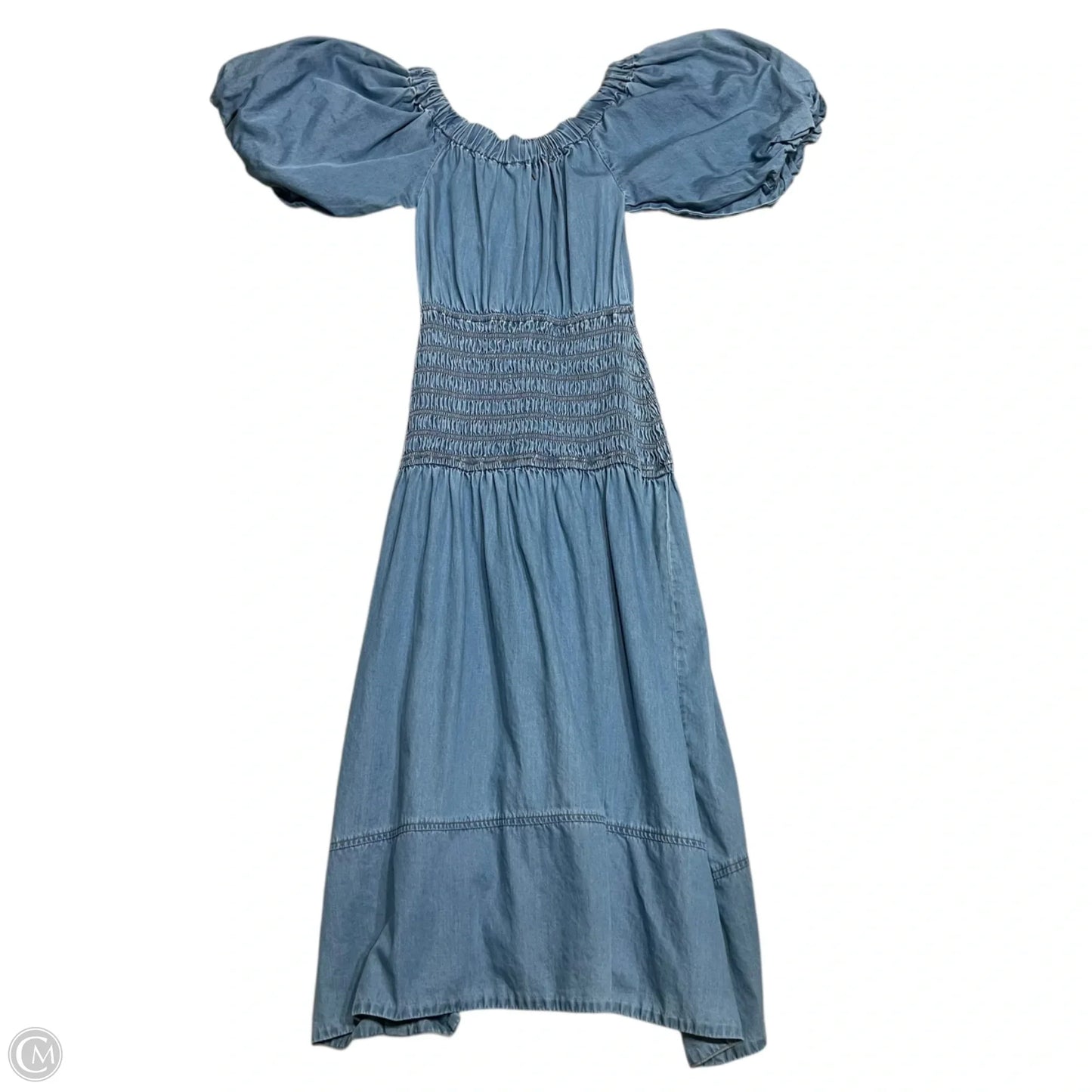 Dress Designer By Misa In Blue Denim, Size: Xs
