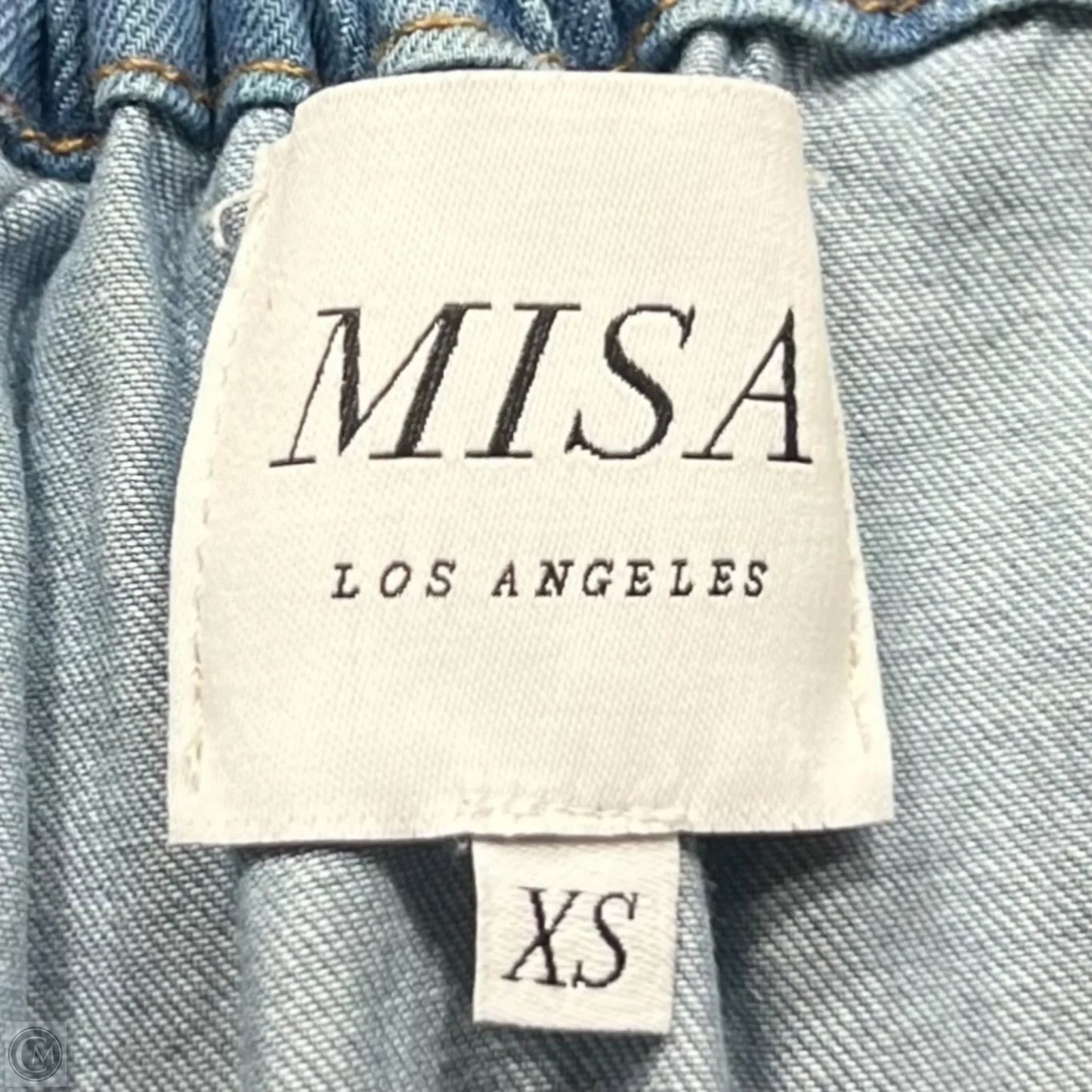 Dress Designer By Misa In Blue Denim, Size: Xs