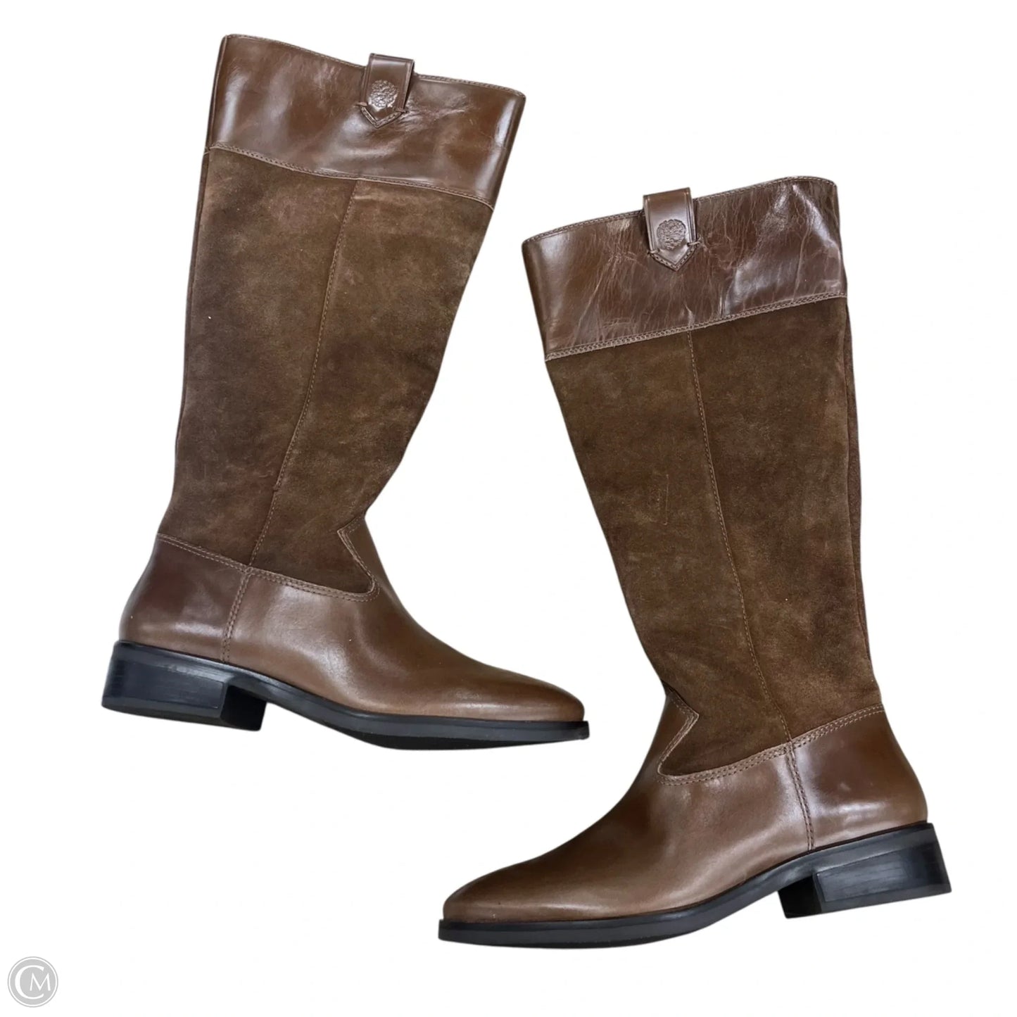 Boots Knee Heels By Vince Camuto In Brown, Size: 9