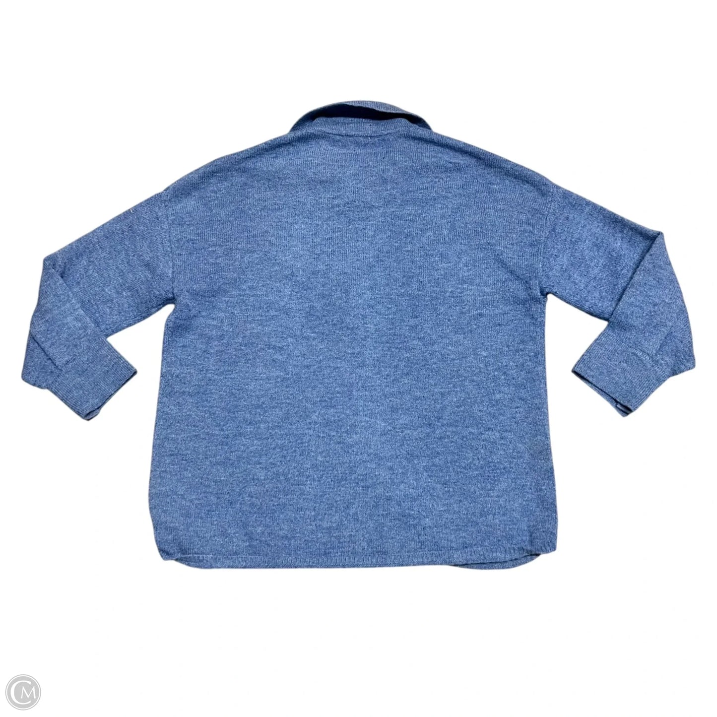 Sweater Cardigan By Industry In Blue, Size: S
