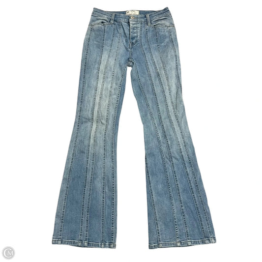Jeans Boot Cut By Free People In Blue Denim, Size: 2