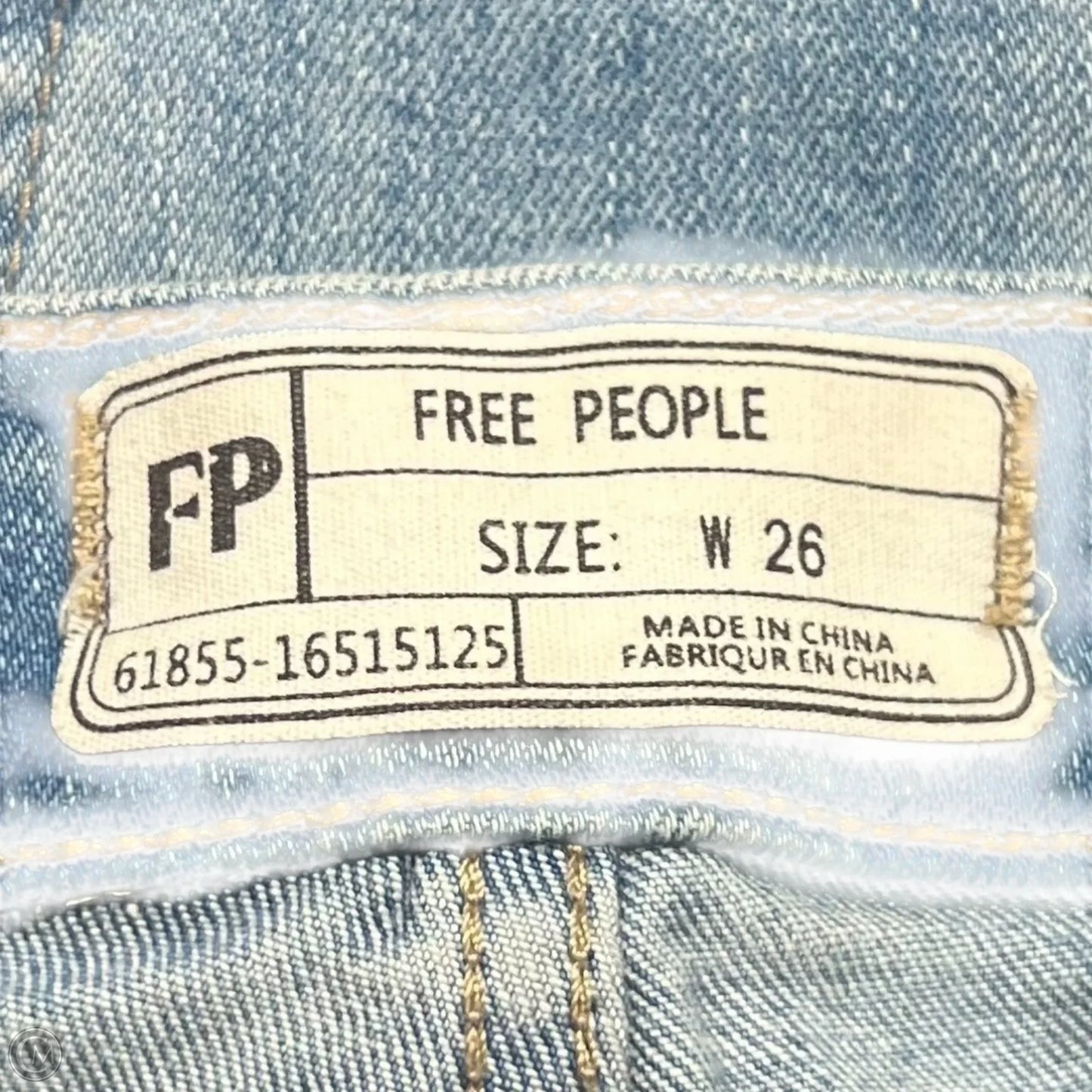 Jeans Boot Cut By Free People In Blue Denim, Size: 2