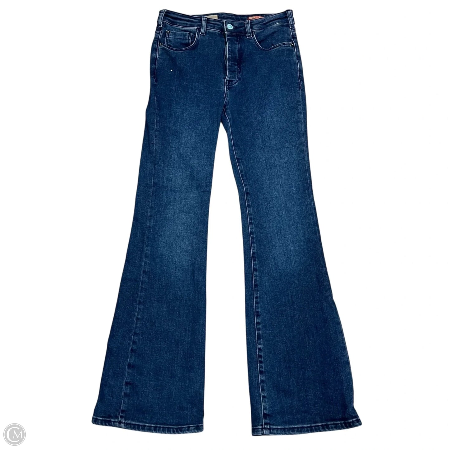 Jeans Boot Cut By Pilcro In Blue Denim, Size: 4