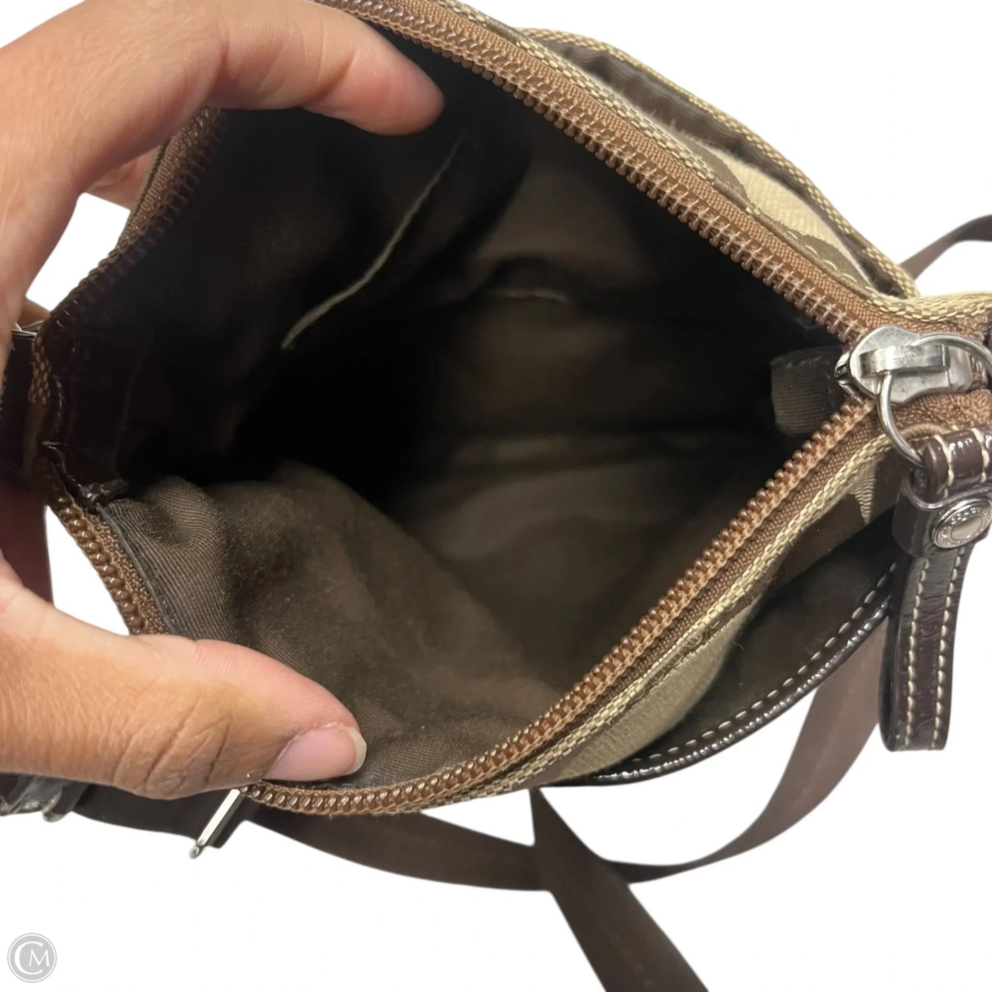 Crossbody Designer By Coach, Size: Medium