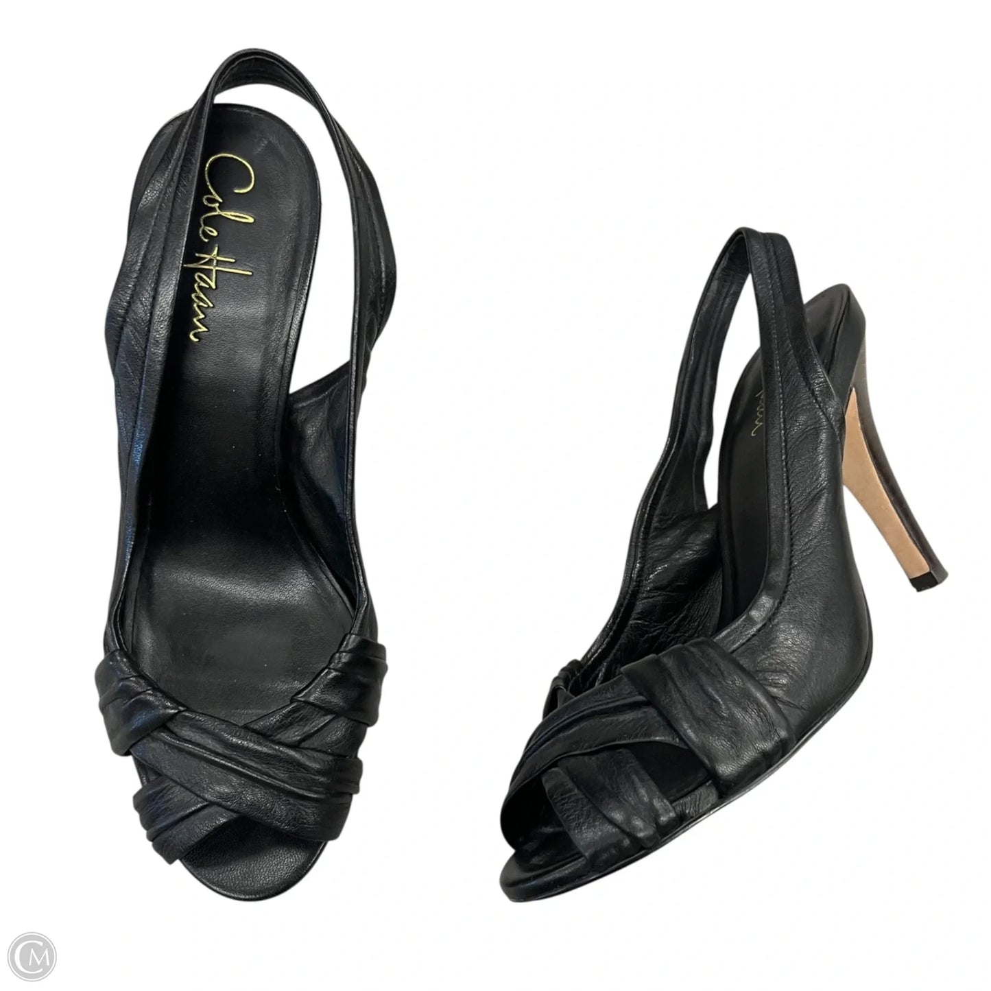 Sandals Heels Stiletto By Cole-haan In Black, Size: 8