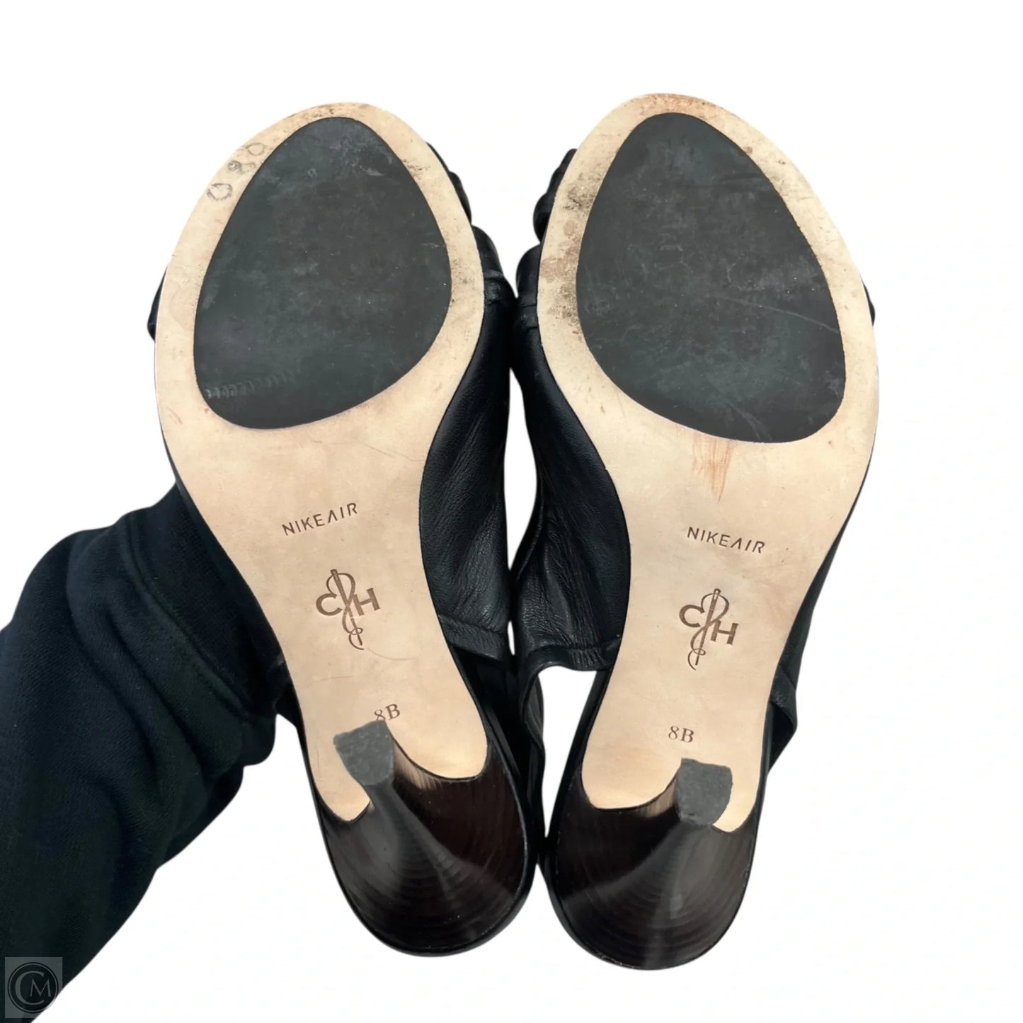 Sandals Heels Stiletto By Cole-haan In Black, Size: 8