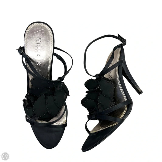 Sandals Heels Stiletto By White House Black Market In Black, Size: 8