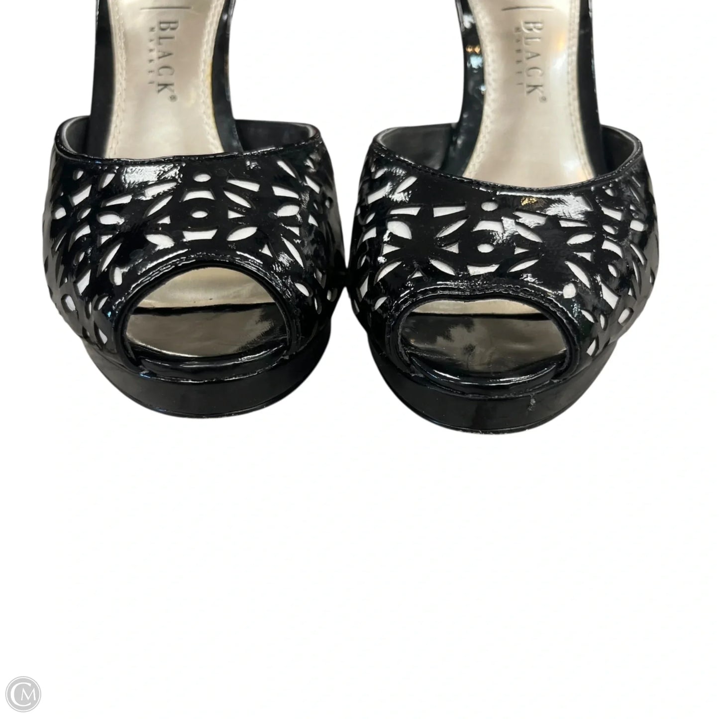 Sandals Heels Stiletto By White House Black Market In Black & White, Size: 8