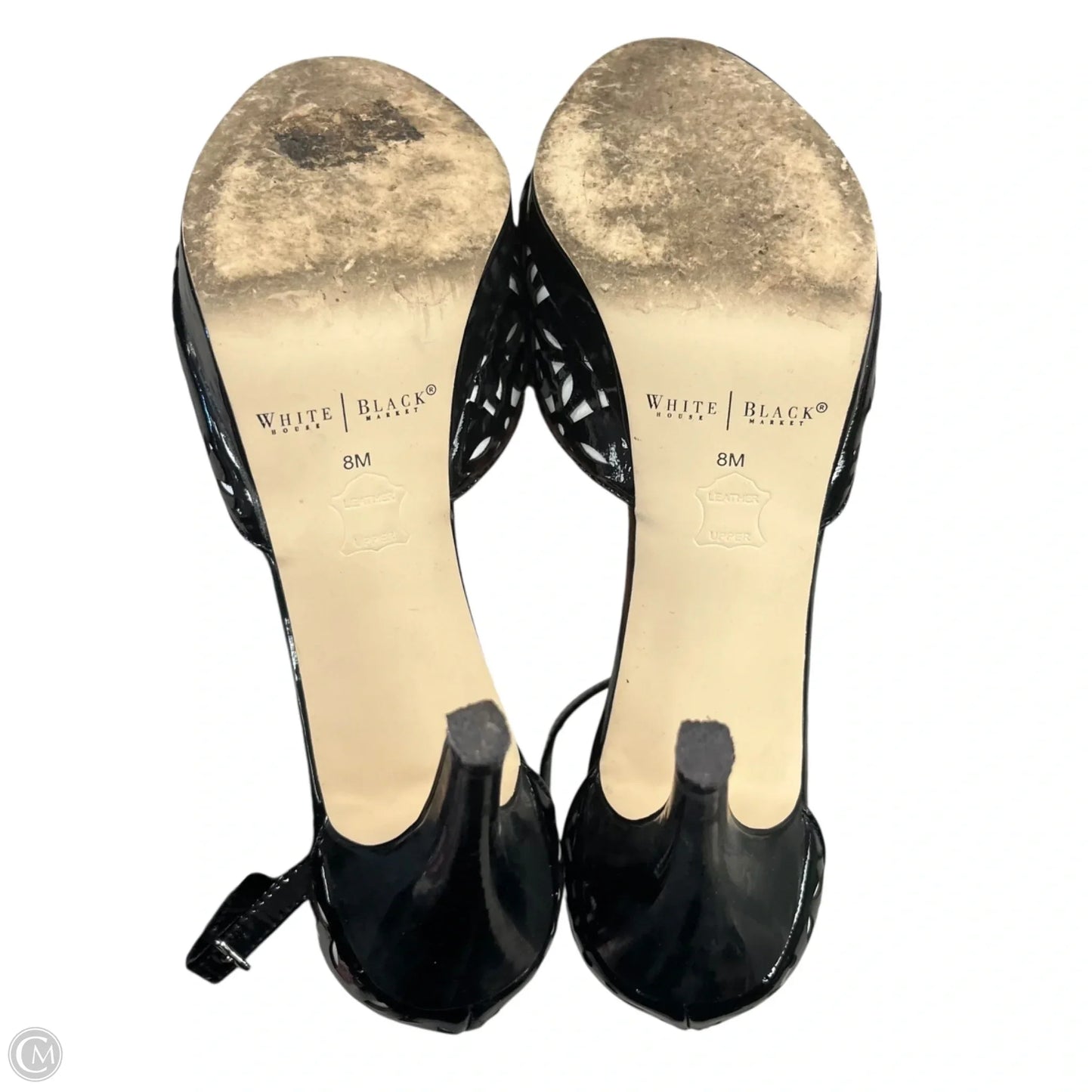 Sandals Heels Stiletto By White House Black Market In Black & White, Size: 8