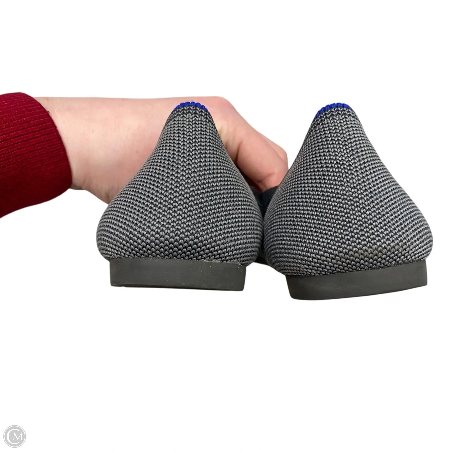 Shoes Flats By Rothys In Grey, Size: 9.5