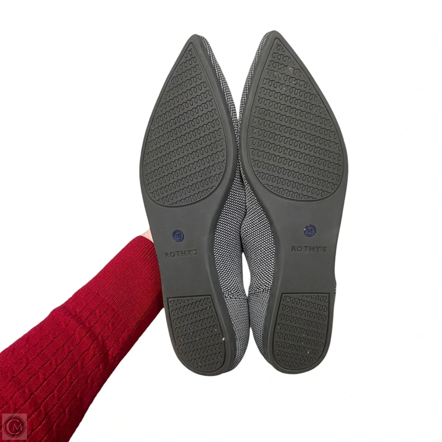 Shoes Flats By Rothys In Grey, Size: 9.5