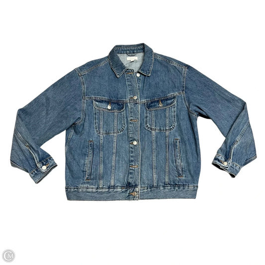Jacket Denim By Topshop In Blue Denim, Size: 12