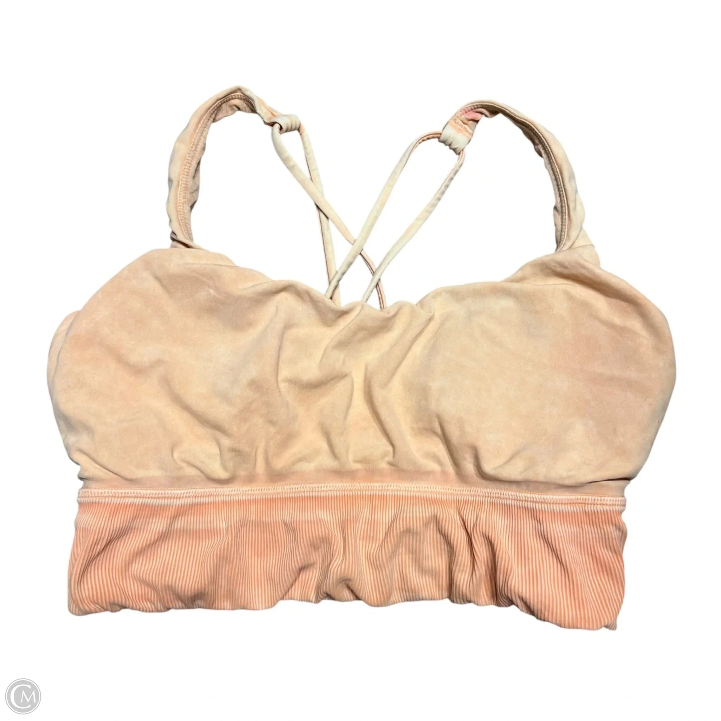 Athletic Bra By Lululemon In Orange, Size: 8