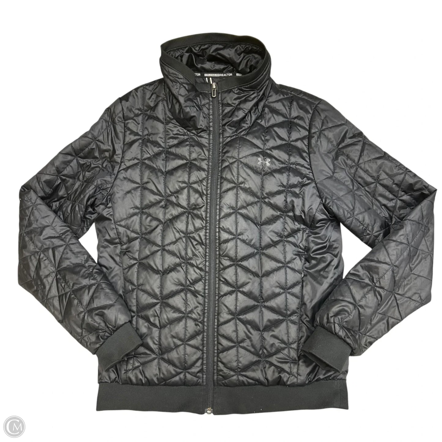 Jacket Puffer & Quilted By Under Armour In Black, Size: M