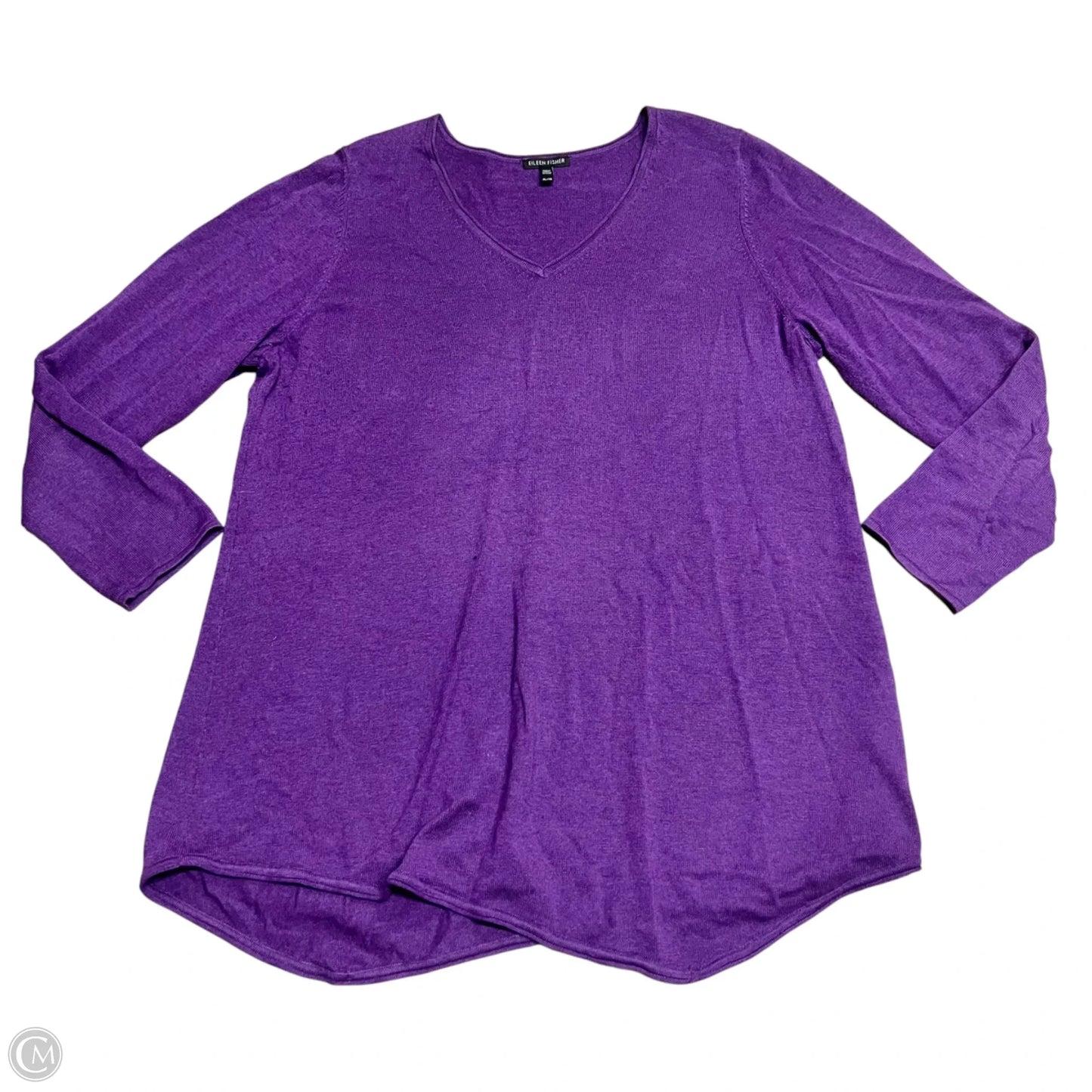 Sweater By Eileen Fisher In Purple, Size: Xl