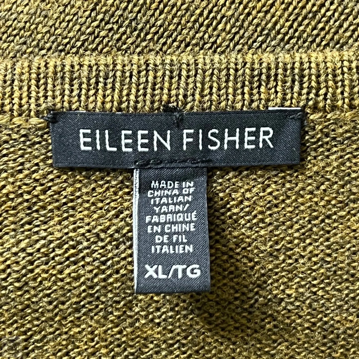 Sweater By Eileen Fisher In Green, Size: Xl