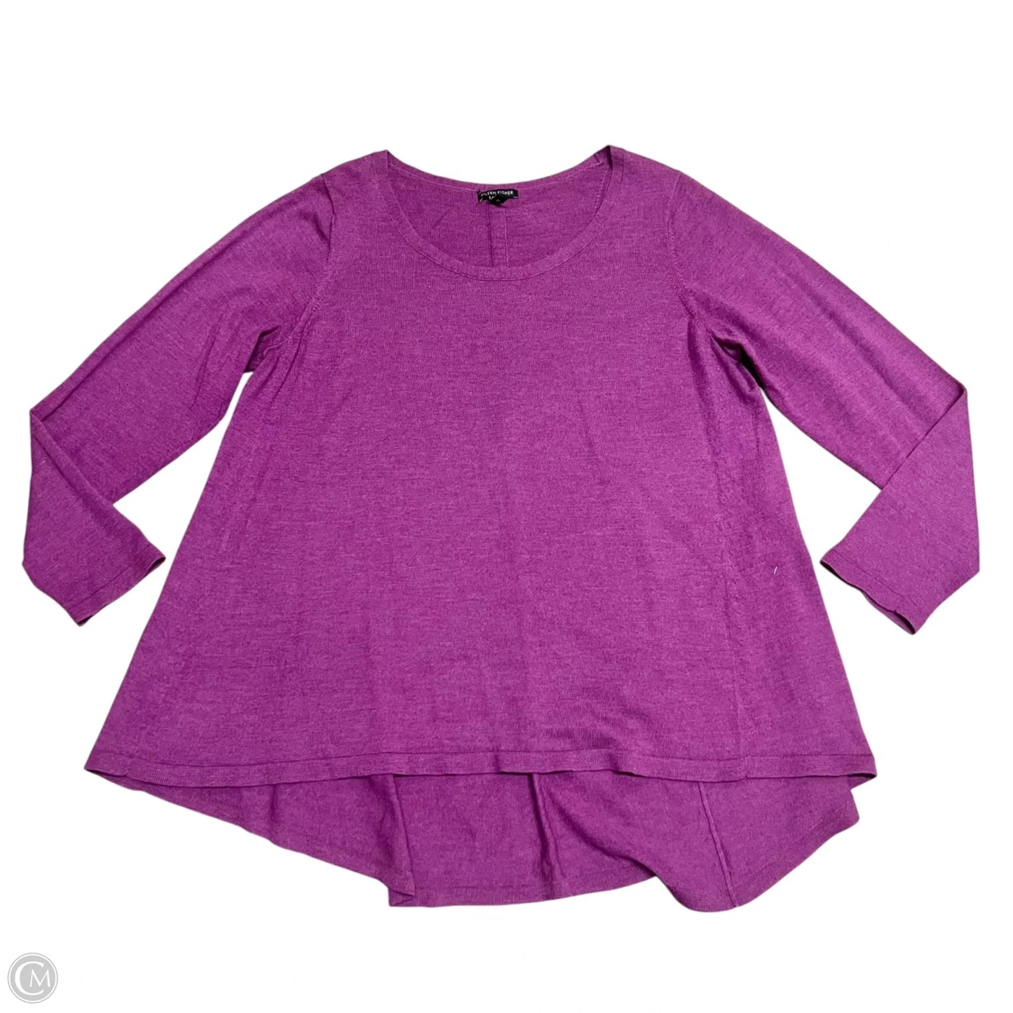 Sweater By Eileen Fisher In Purple, Size: Xl
