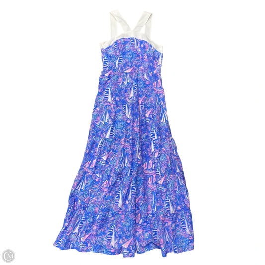 Dress Designer By Lilly Pulitzer In Blue & Pink, Size: Xs