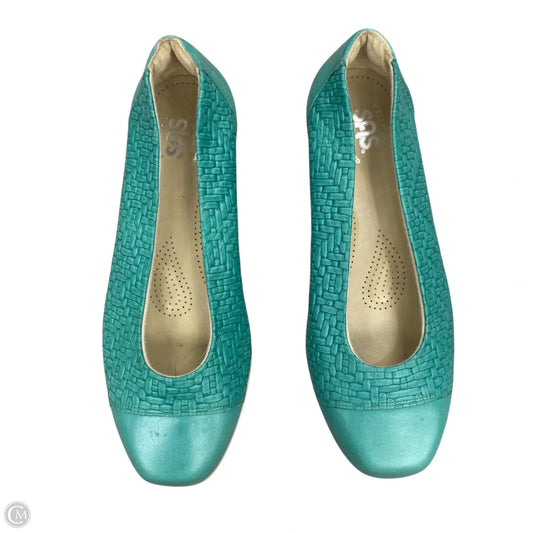 Shoes Flats By Sas In Green, Size: 8.5