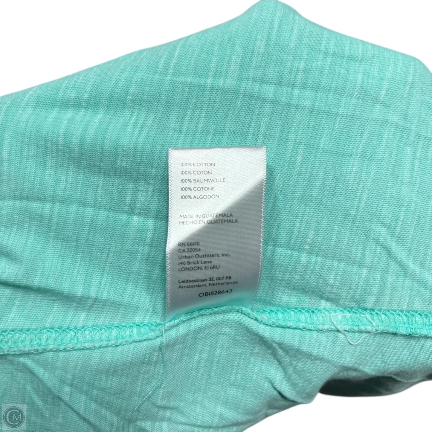 Top Short Sleeve Basic By Pilcro In Teal, Size: Xs