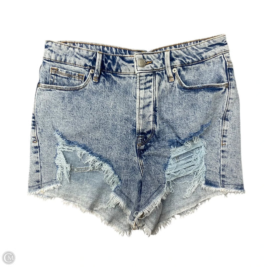 Shorts By Good American In Blue Denim, Size: 8