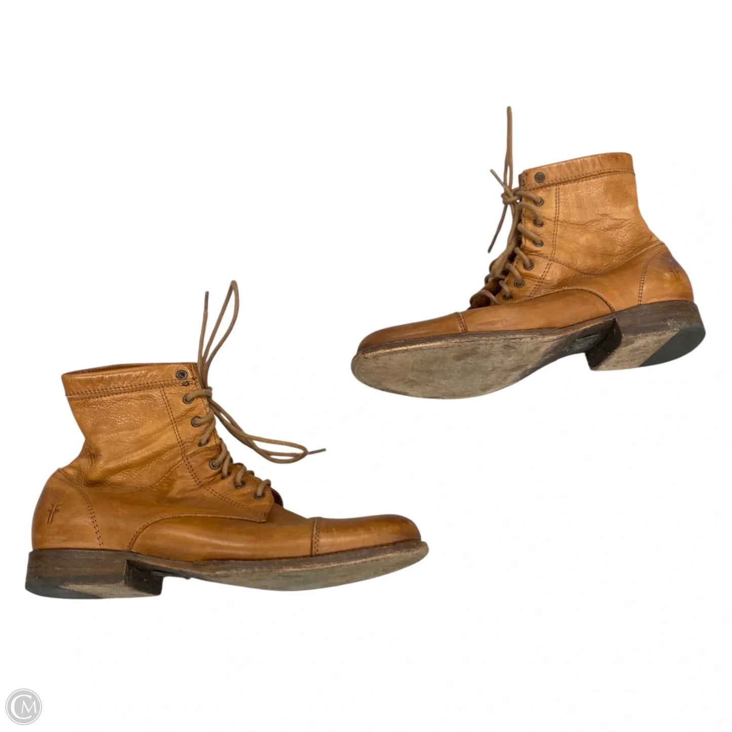 Boots Designer By Frye In Brown, Size: 8.5