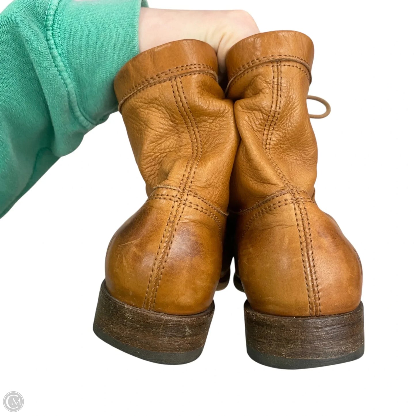 Boots Designer By Frye In Brown, Size: 8.5