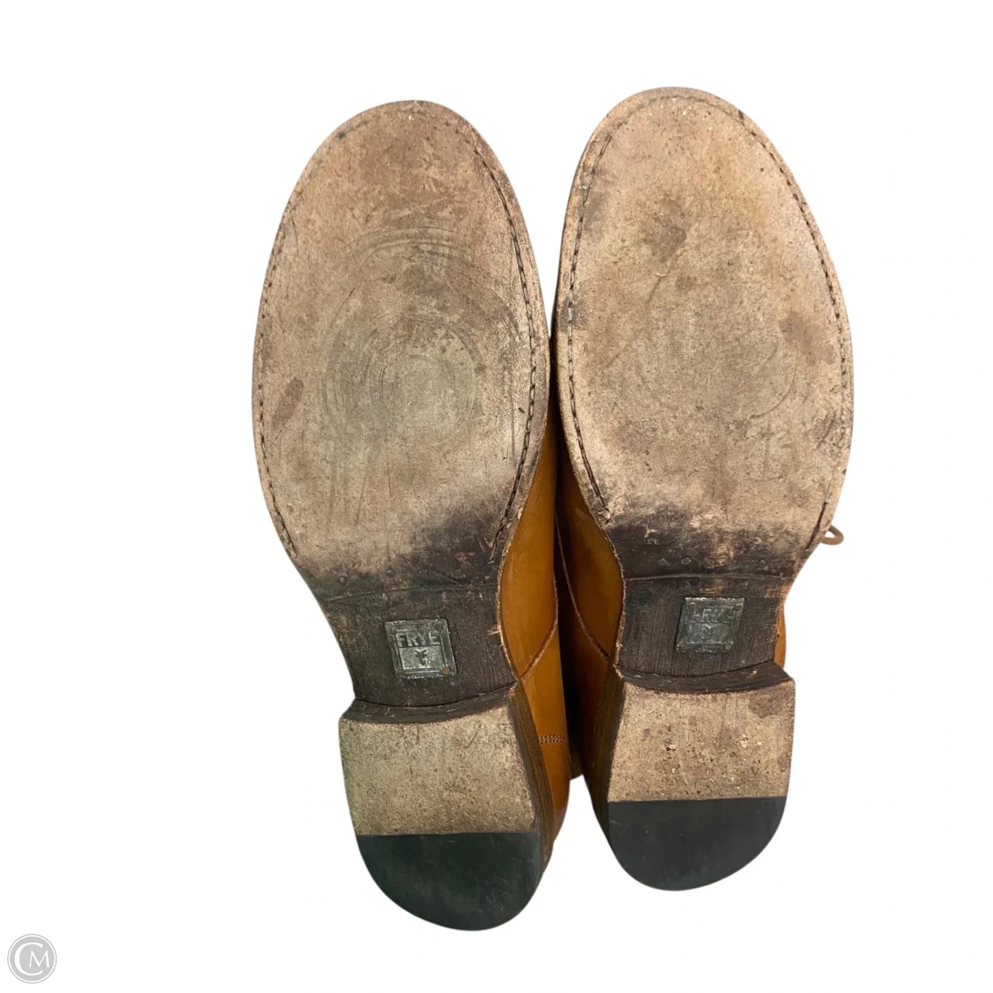 Boots Designer By Frye In Brown, Size: 8.5