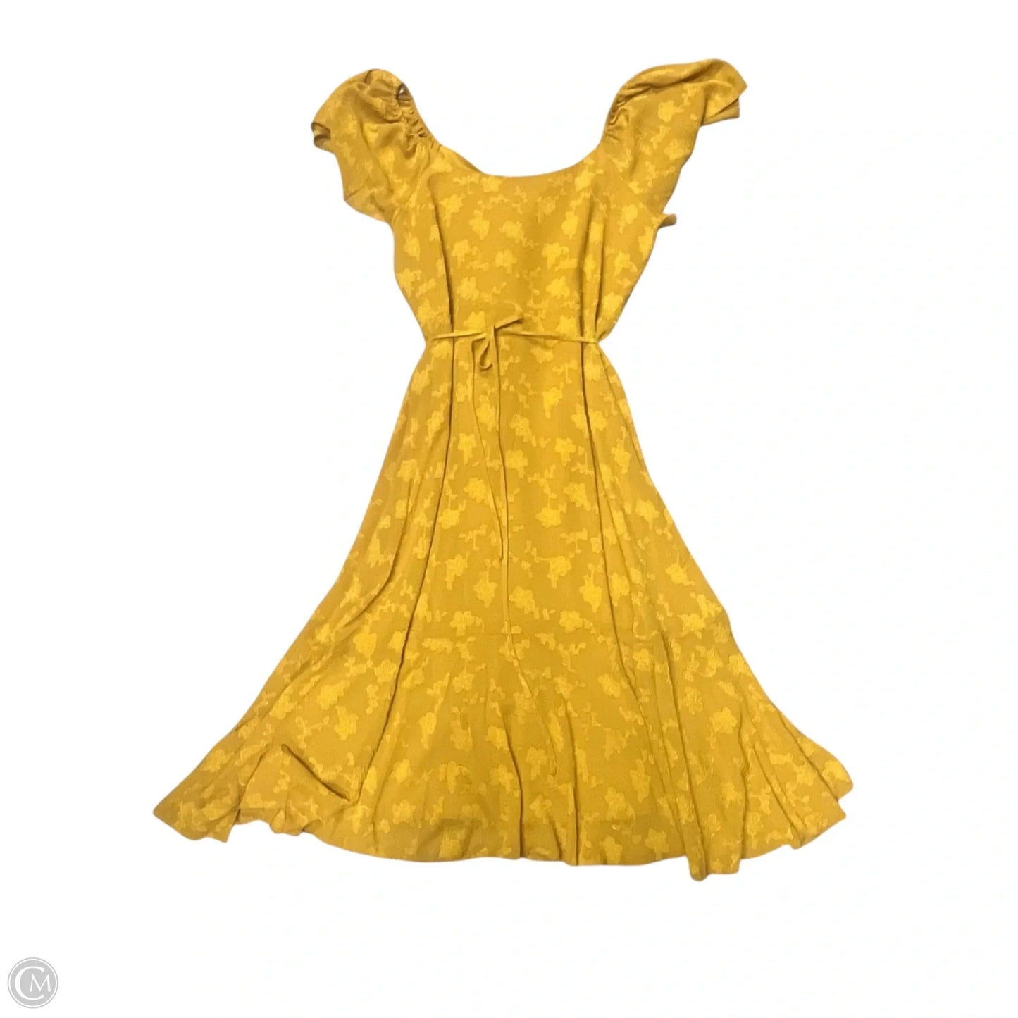 Dress Casual Midi By Nanette By Nanette Lepore In Yellow, Size: L