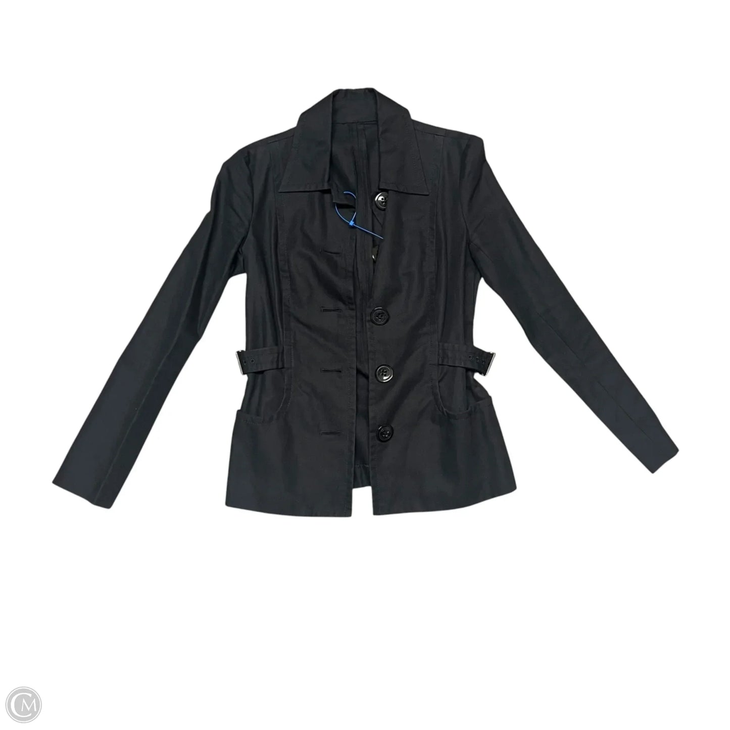 Jacket Luxury Designer By Burberry In Black, Size: S