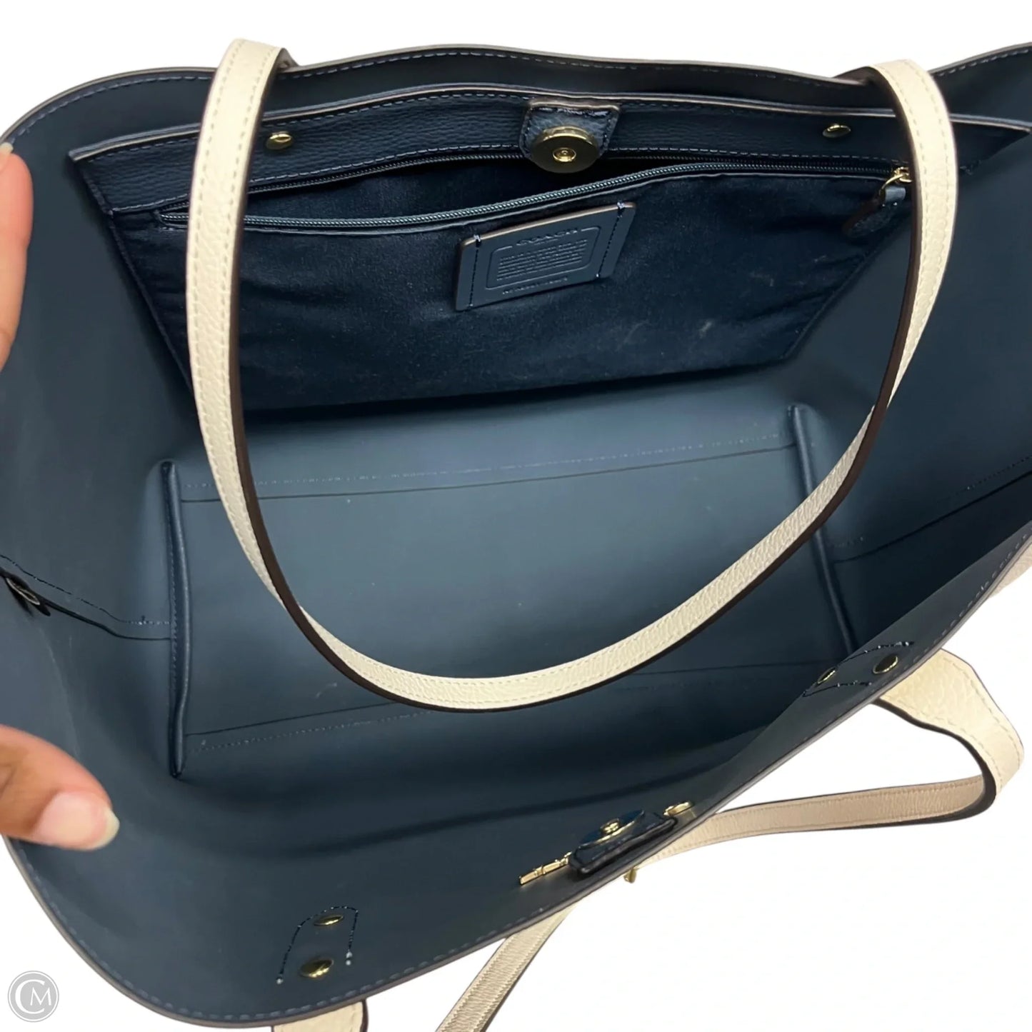 Handbag Designer By Coach, Size: Large