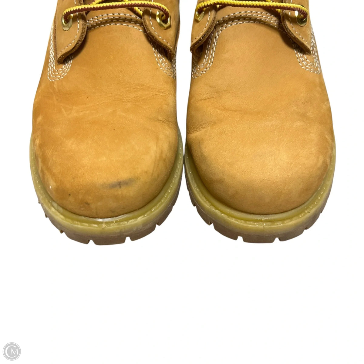 Boots Ankle Heels By Timberland In Tan, Size: 7