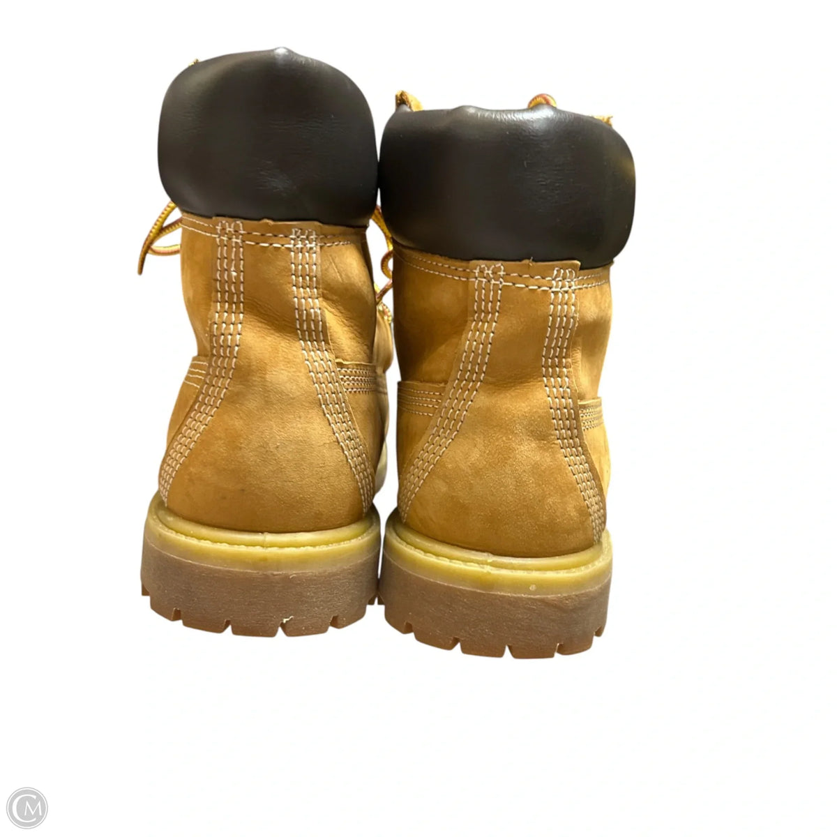 Boots Ankle Heels By Timberland In Tan, Size: 7
