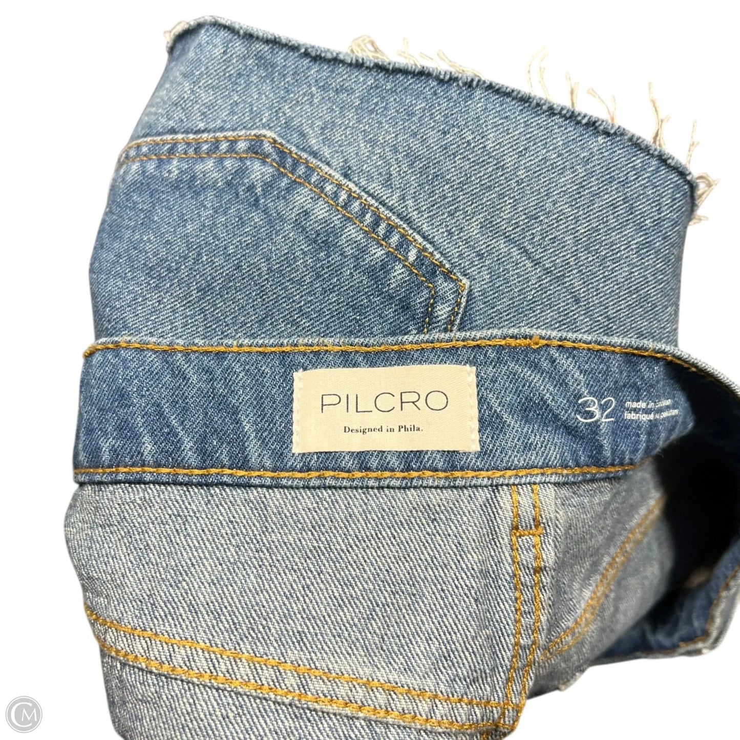 Shorts By Pilcro In Blue Denim, Size: 14